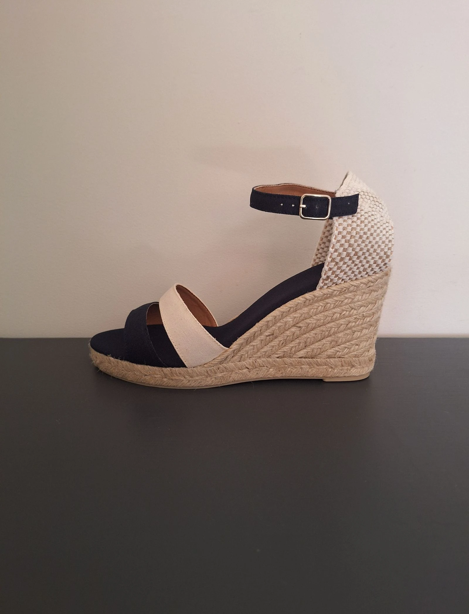 Castañer alpargatas con taño azul marino crema 41 – photo 3
